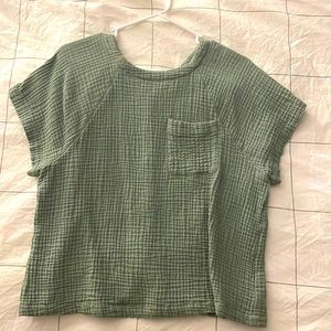 Madewell lightspun shirt.